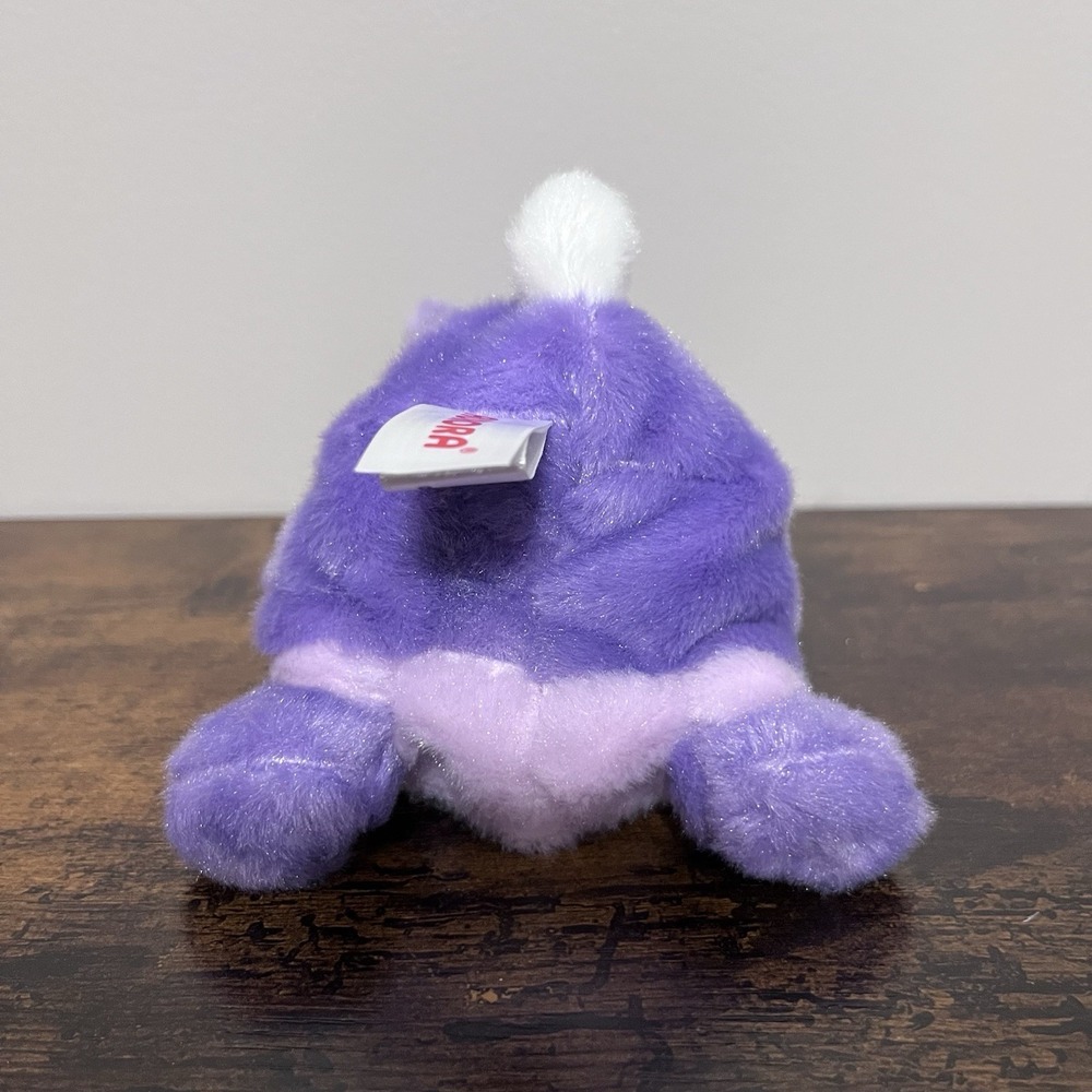 Aurora Palm Pals Purple Bunny Bean Plush - Picture 6 of 7